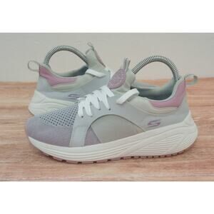 Skechers Women's Athletic Shoes Sparrow Bobs Gray Mauve Running Size 6.5